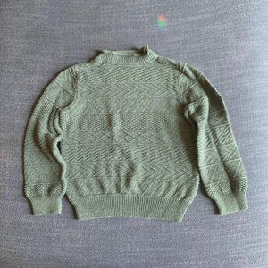 Crewcuts rollneck sweater with guernsey stitch, 6-7Y